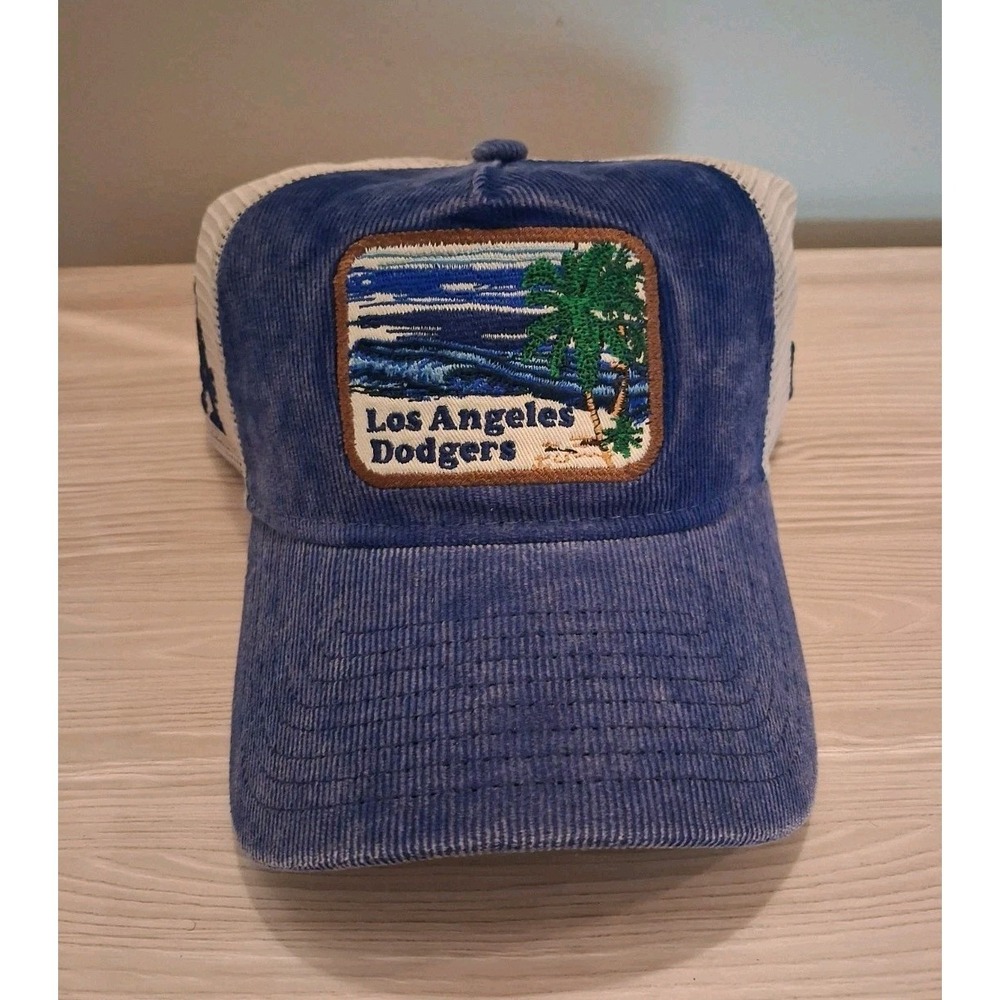 Los Angeles Dodgers New Era 9Twenty Corduroy Vintage Landscape Snapback Hat NWT